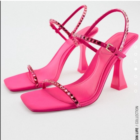 Zara Shoes Zara Pink Heels Poshmark